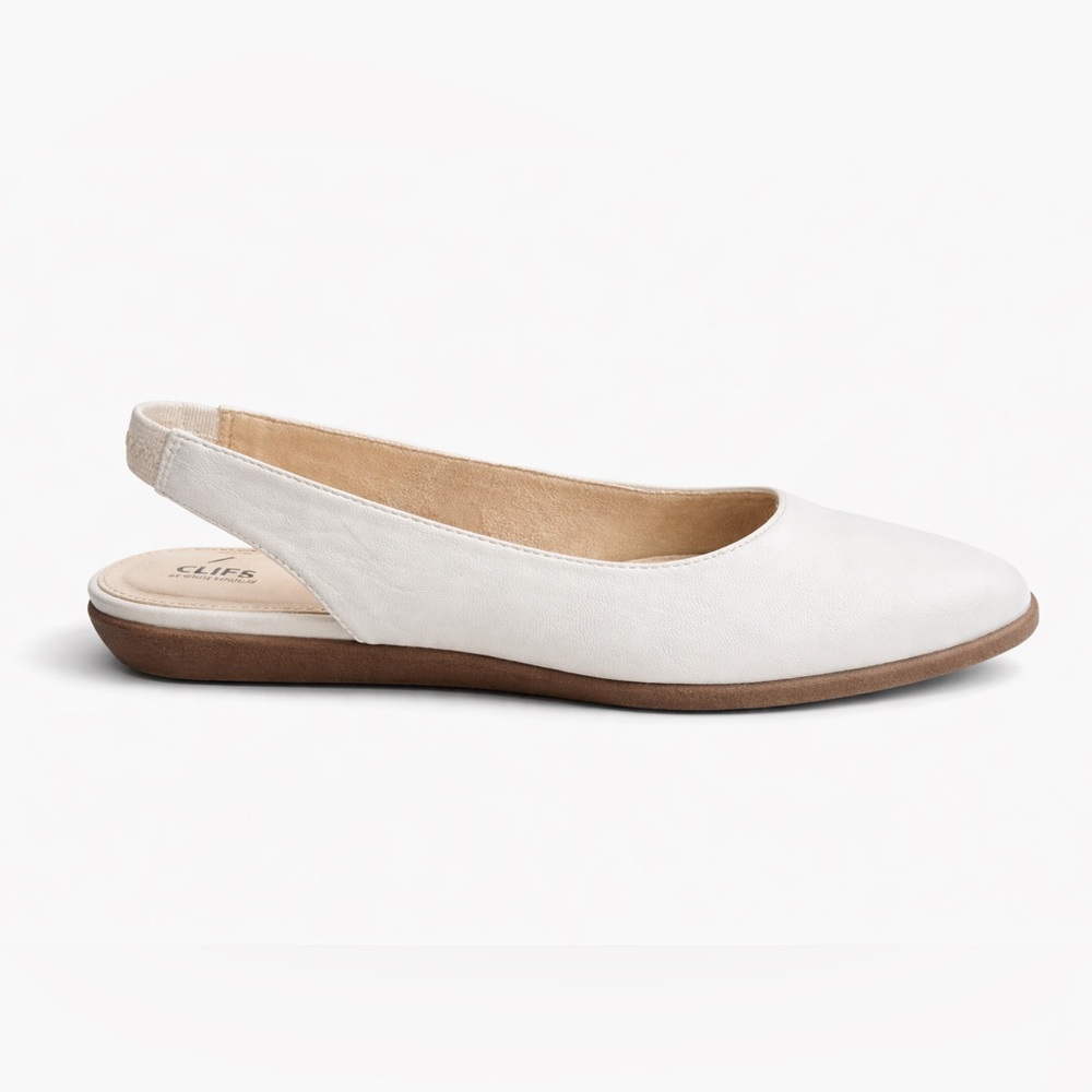 Cliffs by White Mountain Memory Slingback Flats Pointed Toe Size 8 NEW No Tags. - Picture 3 of 4